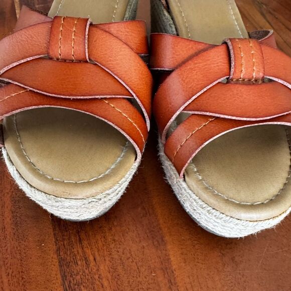 Lane Bryant Espadrilles Jute Wedge  sz 10W - Picture 1 of 7